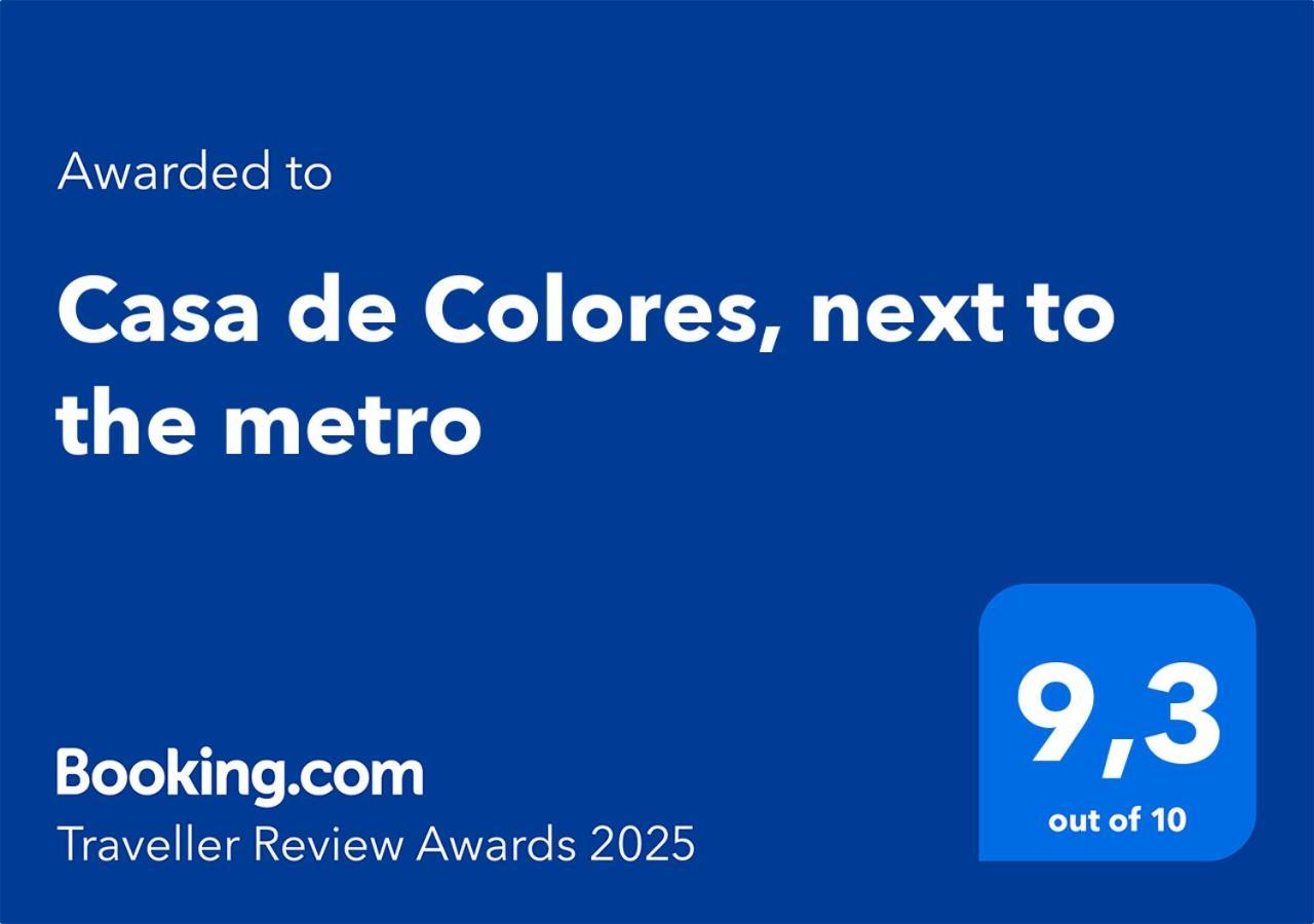 Casa De Colores, Next To The Metro Appartement *